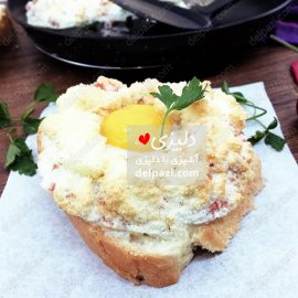 طرز تهیه تخم مرغ نیمرو به روش جدید ابری, egg cloud recipe