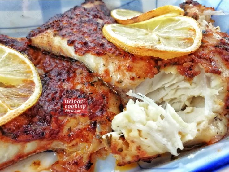 فیله ماهی قزل آلا یا سالمون پخته شده با طرز تهیه جدید با پاپریکا کره و آبلیمو